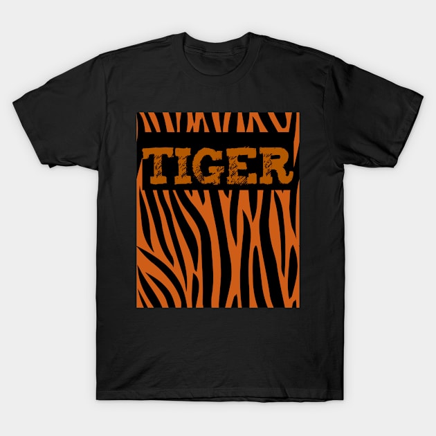 Tiger Print Halloween Costume T-Shirt T-Shirt by cutehuur